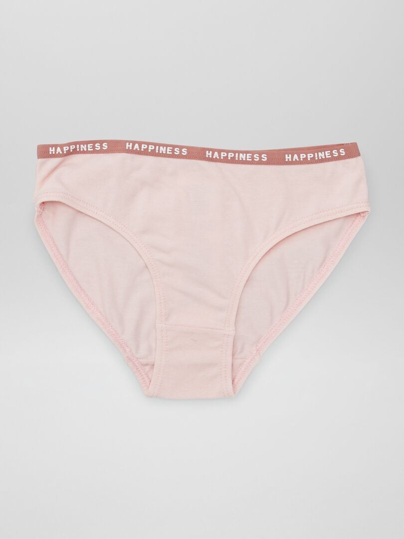 Conjunto de 4 calzoncillos con estampado animal - ROSA