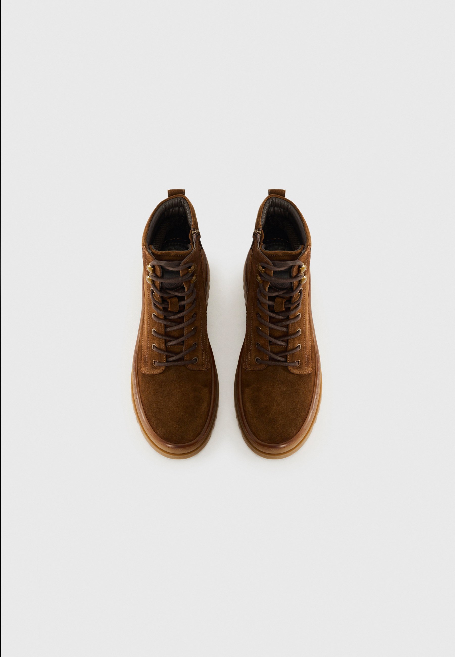 Blauer IUKA - Botas de cano curto com cadarço - marrom