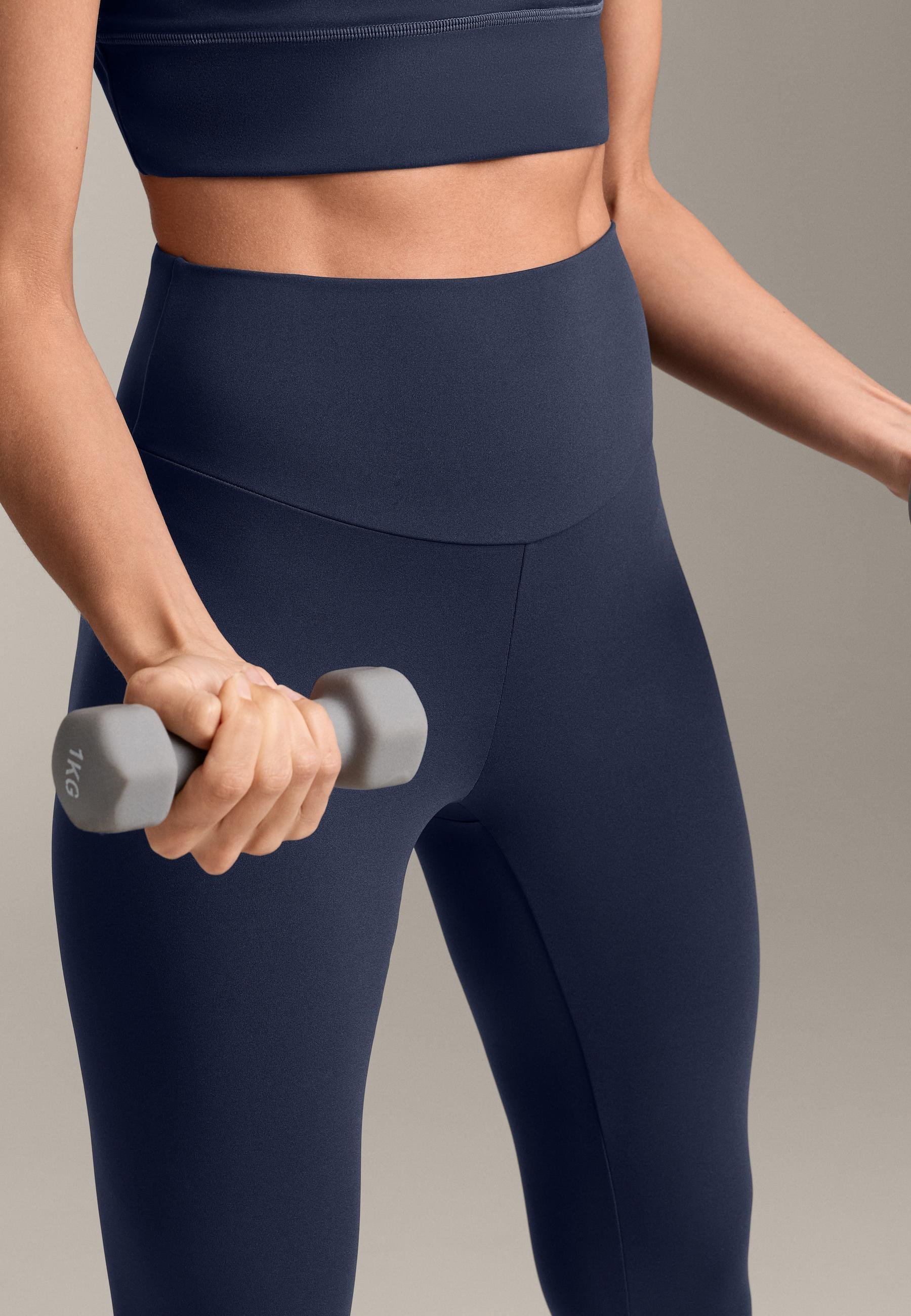 OYSHO COMFORTLUX HIGH-RISE FULL LENGTH - Leggings - Königsblau