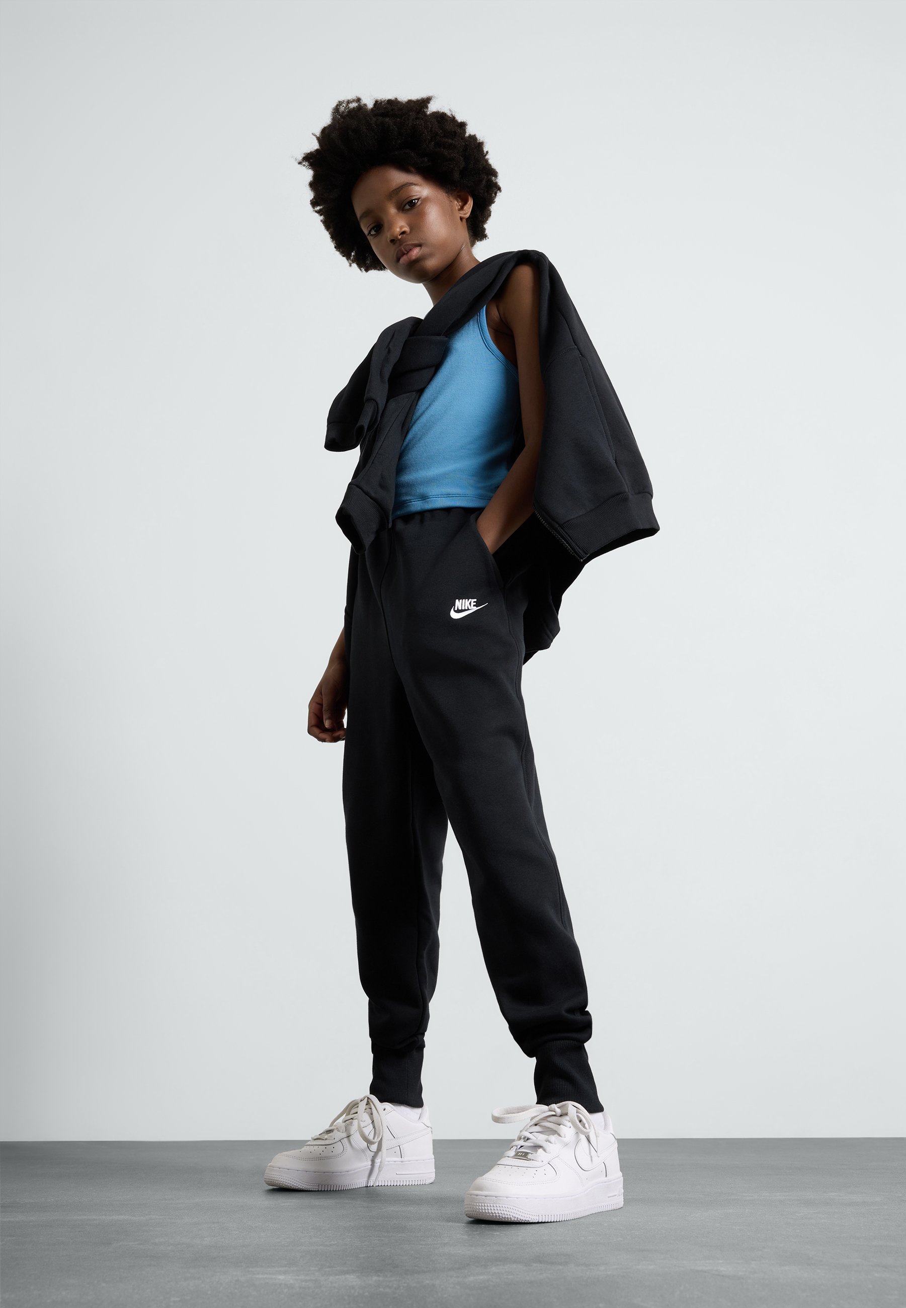 CLUB UNISEX - Teplákové kalhoty - black/white