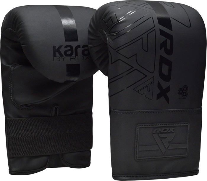 RDX KARA Maya Hide Leather Boxing Pads and Bag Gloves Set, Hooks and Training Pads