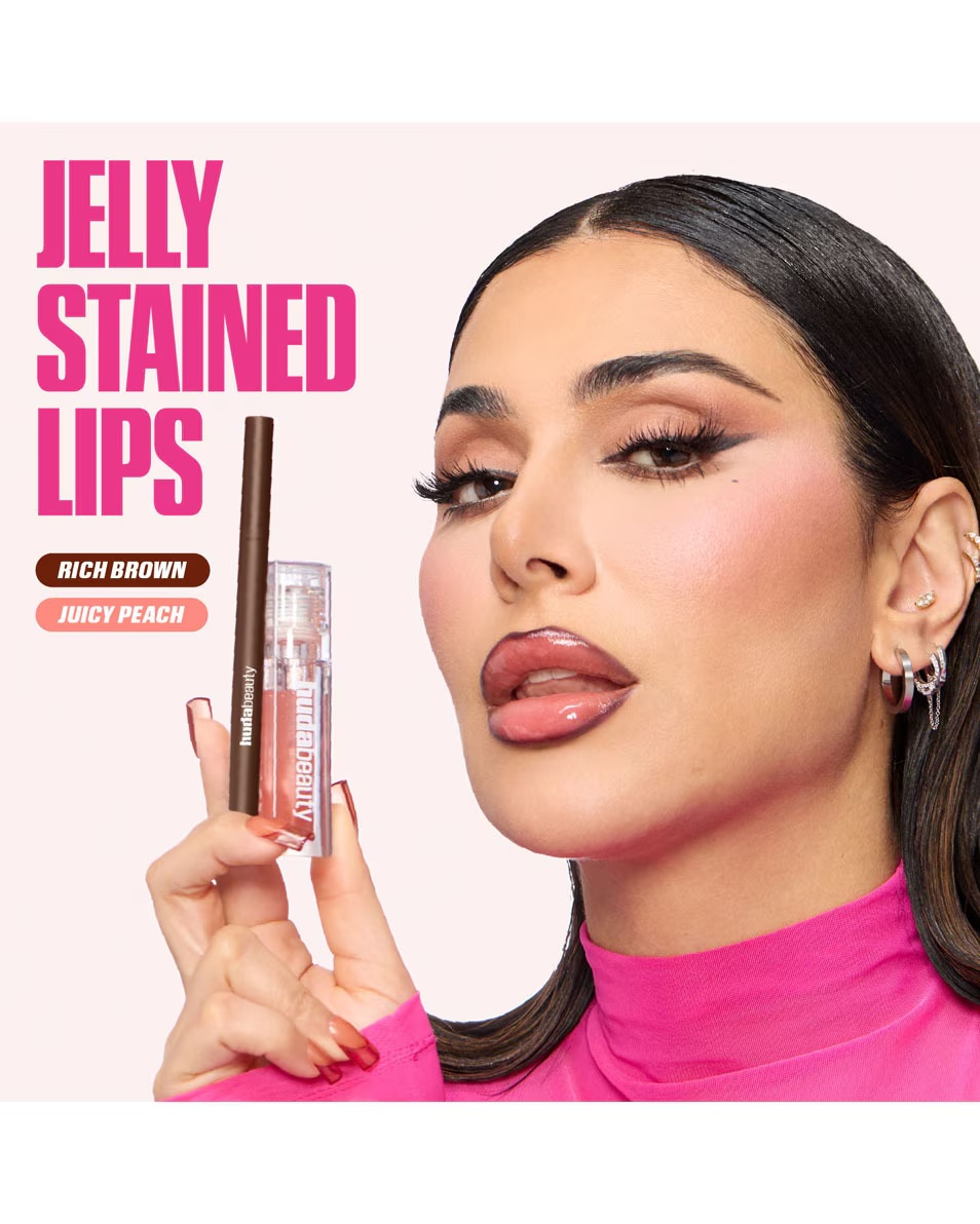 HUDA BEAUTY OLJE ZA USTNICE V ŽELEJU Z UMETNIM POLNILOM