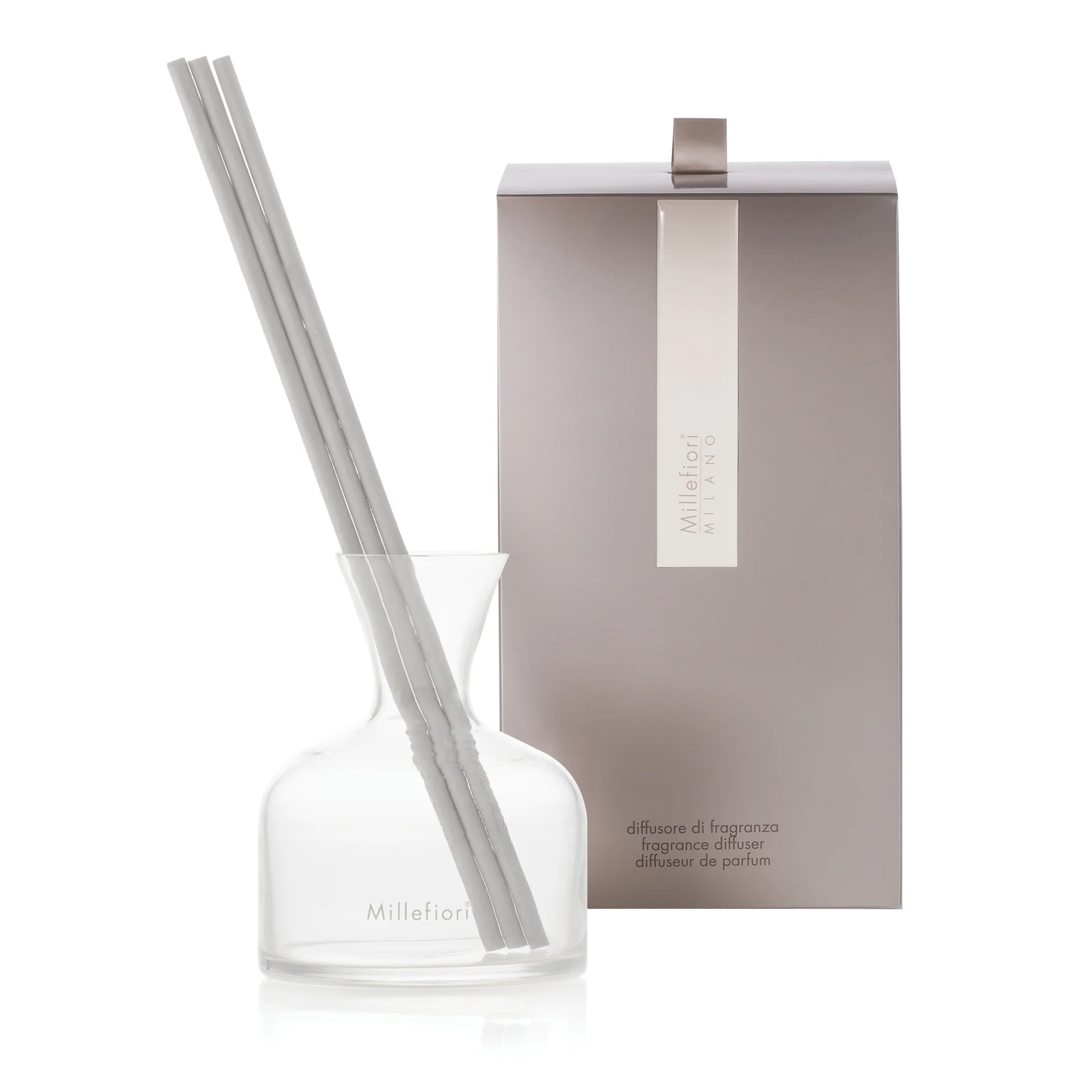 Air Design Diffusore di Fragranza in Vetro - Vase Trasparente - Diffusore di Profumo