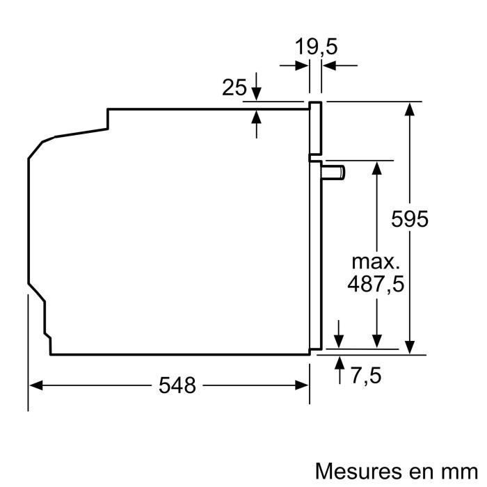 Horno empotrable - BOSCH - HBA171BS4F - 71L - Pirólisis - AutoPilot10