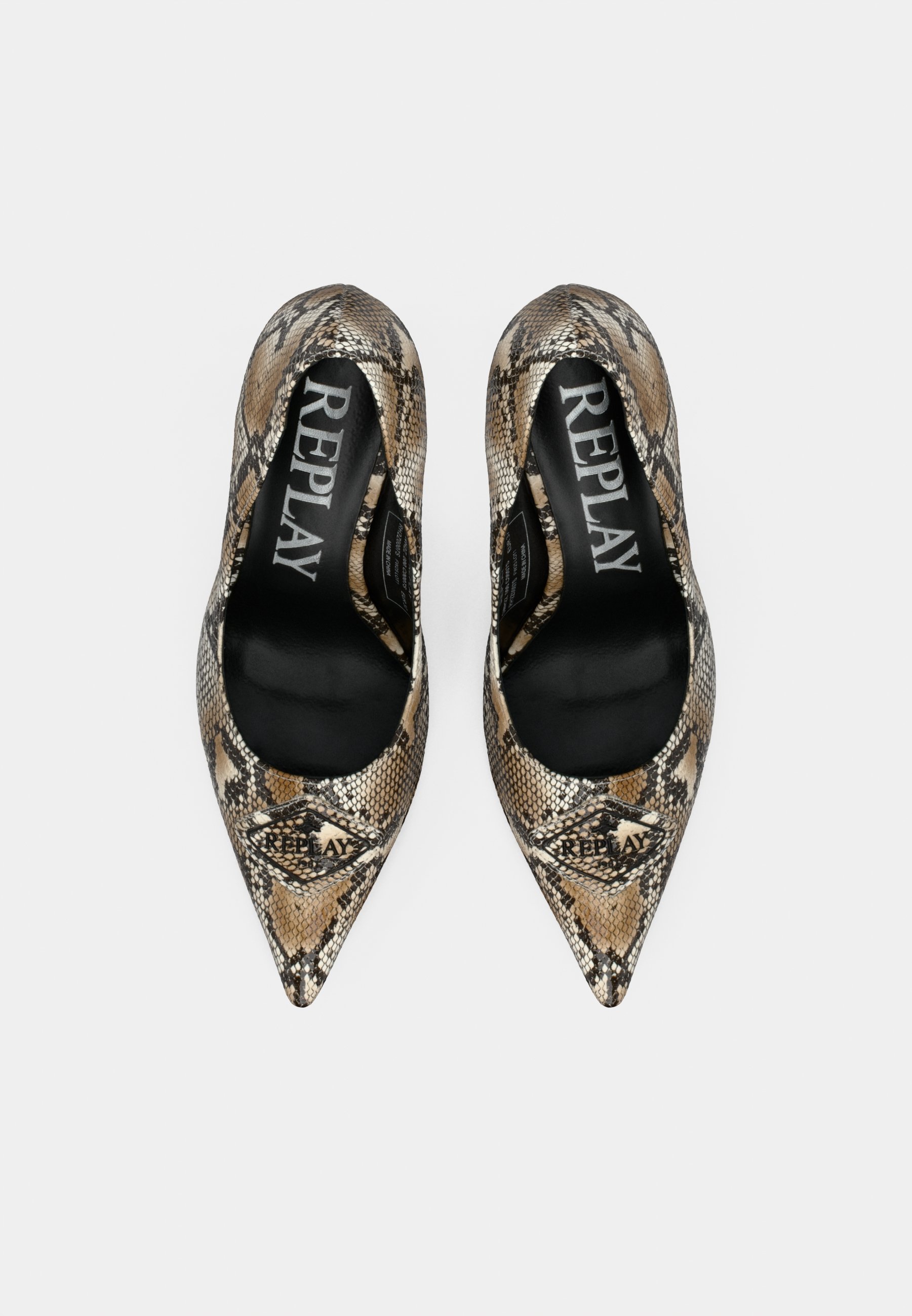 Replay MARTINE SNAKE - Hoge hakken - beige
