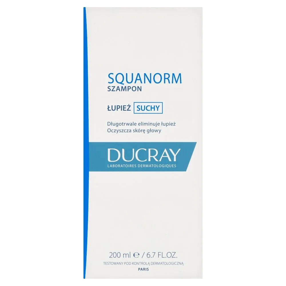 Ducray Squanorm Szampon przeciwłupieżowy do włosów suchych