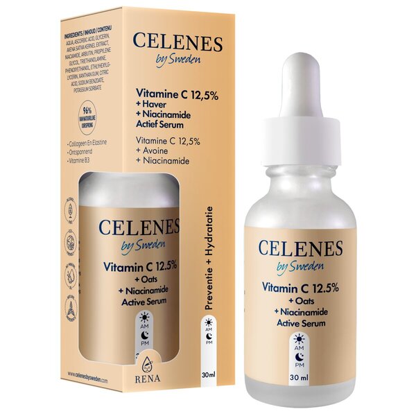 Celenes By Sweden By Sweden Vitamine C 12,5% Actief Serum<br>30ml - Alle huidtypen