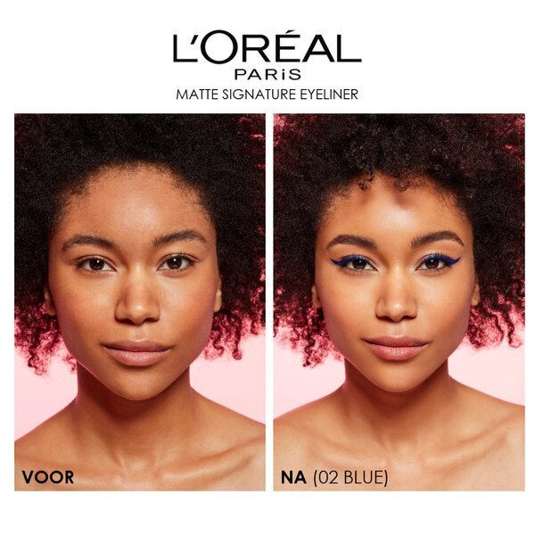 L'Oréal Paris Matte Signature črtalo za oči 01 črno