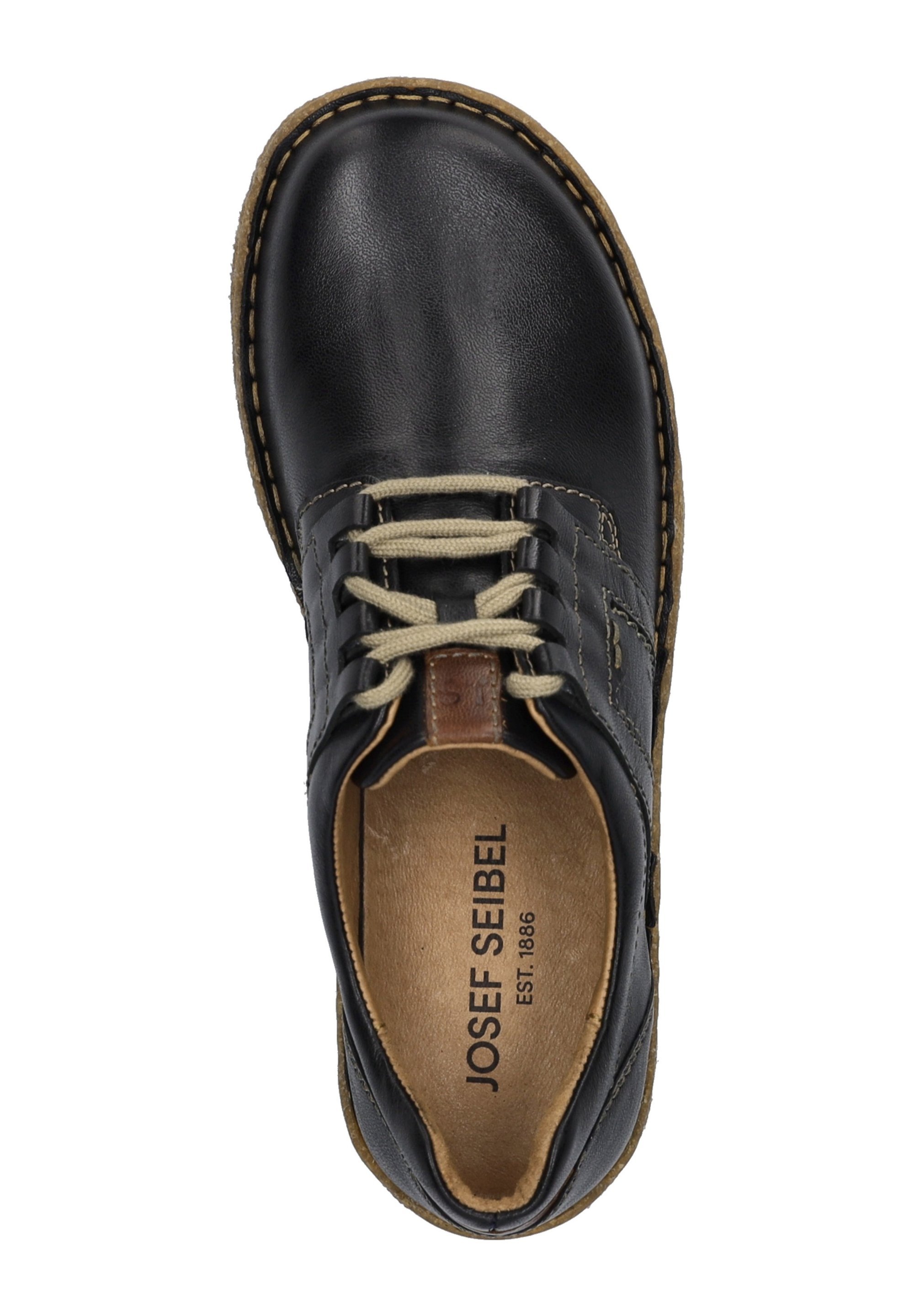 Josef Seibel NEELE - Casual veterschoenen - zwart
