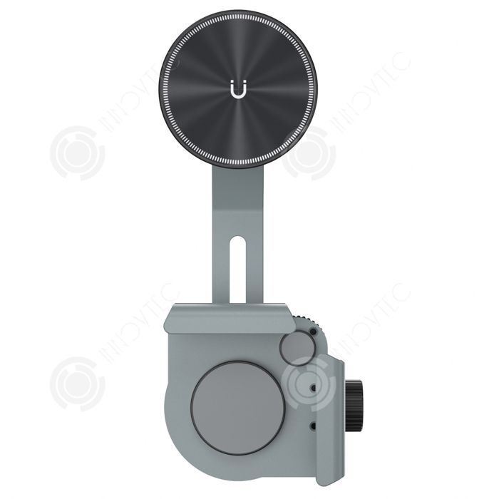 INN Support telephone voiture 15.9x6.8cm support voiture grand écran avec anneau d'aspiration magnétique réglage rotatif et télescop