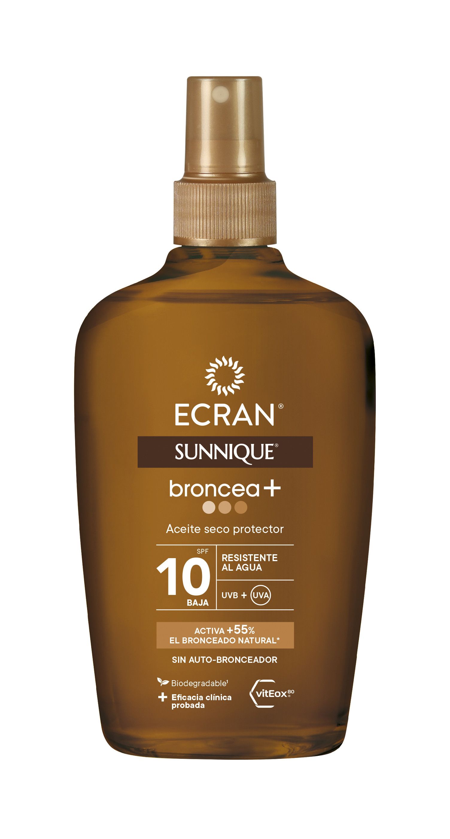Morkų aliejaus purškiklis nuo saulės Įdegio priemonėms