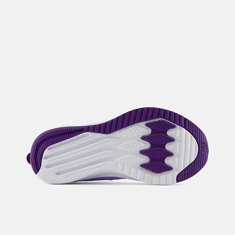 Dziecięce 570v3 Bungee Lace med górnym paskiem - Lilac Glo med wybieloną limonką Glo