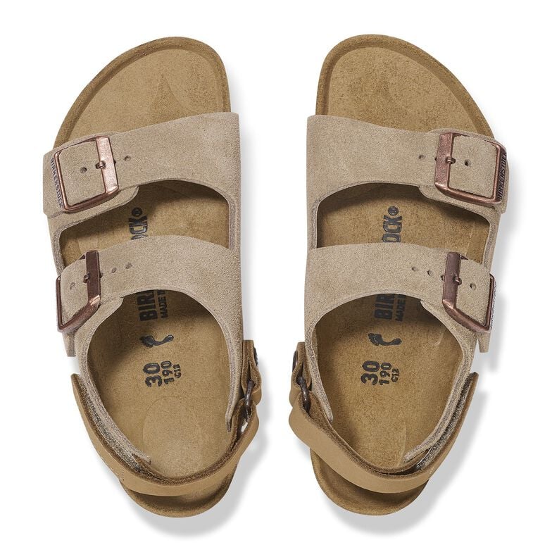 Milano AS Kids Pelle scamosciata - Taupe Taupe