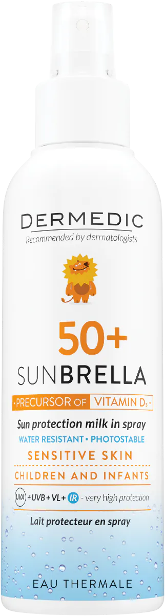 Dermedic Sunbrella Baby Mleczko ochronne w sprayu SPF50+