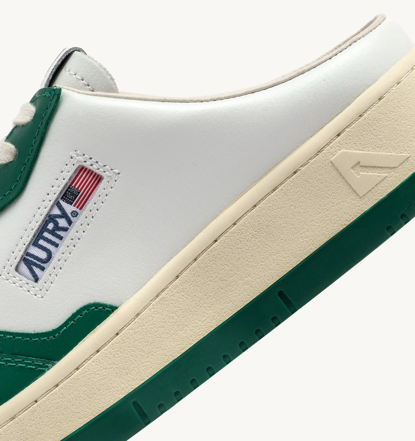 SNEAKERS MEDALIST MULE JOS DIN PIELE ALBĂ ȘI AMAZON
