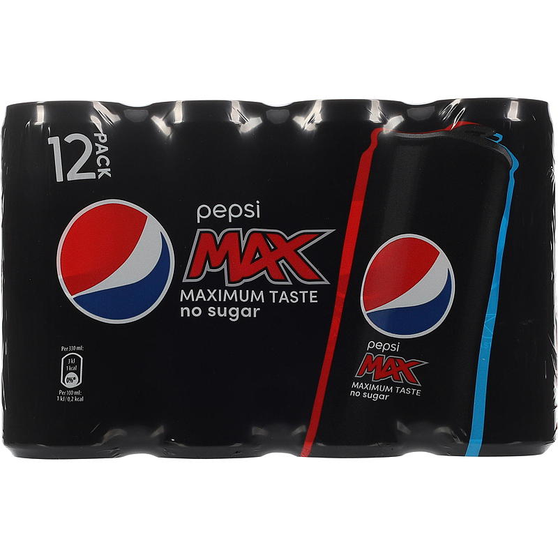 Pepsi Pepsi Max 12 latas de 0,33 l