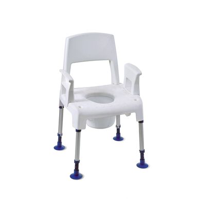 „Invacare“ pilnai įrengta dušo kėdė su padėklu, 1 vnt., 1 vnt.