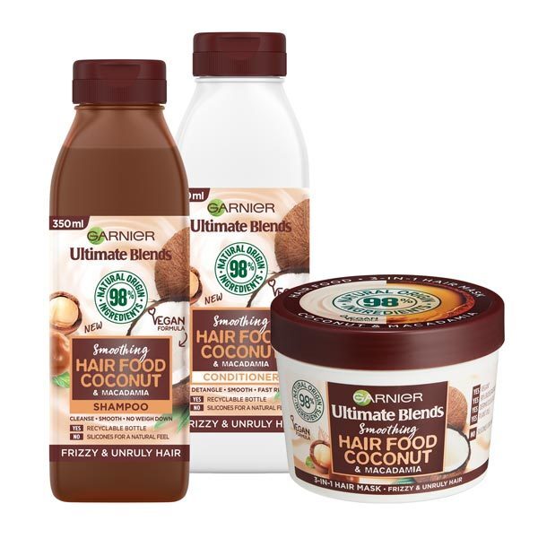 Set di prodotti per capelli Garnier Ultimate Blends al cocco