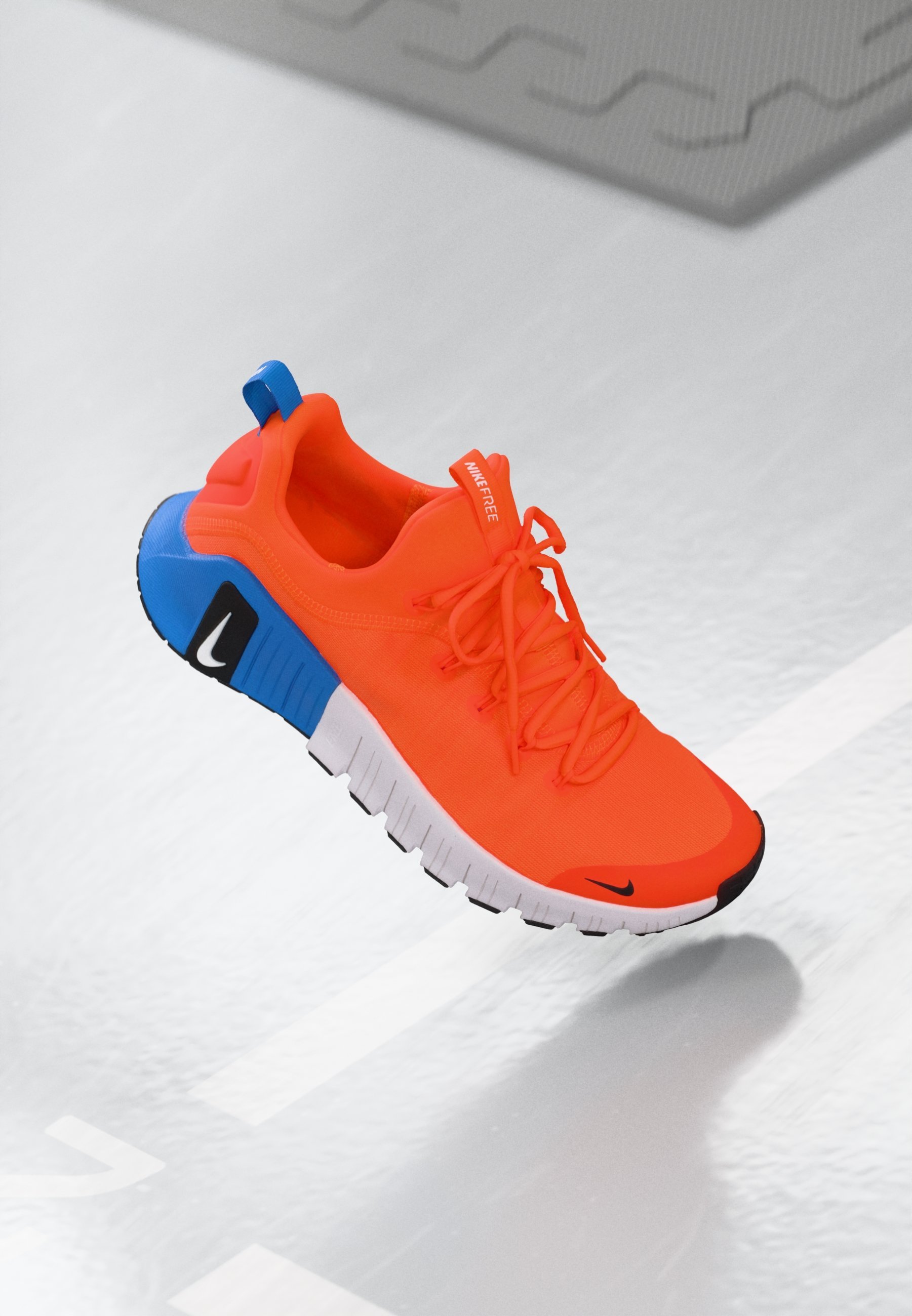 Nike Performance FREE METCON 6 - Trainingsschoen - oranje/wit/blauw/zwart