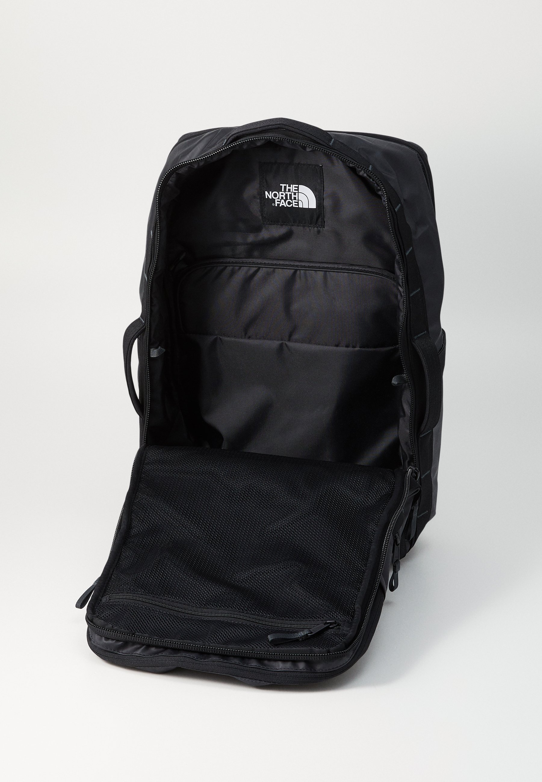 The North Face BASE CAMP VOYAGER TRAVEL PACK - Reppu - black/asfaltinharmaa