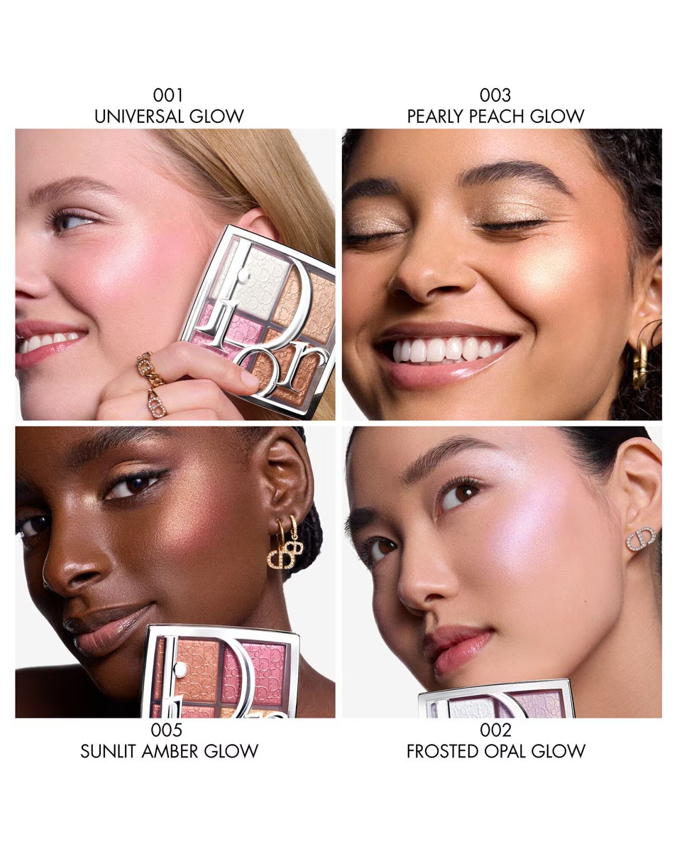 DIOR BACKSTAGE Dior Backstage Glow Maximizer Palette Paletă multifuncțională pentru iluminator și blush