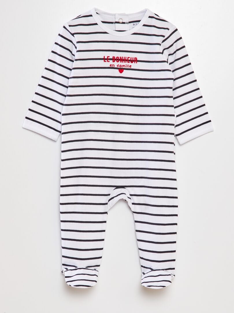 Katoenen romper - WIT