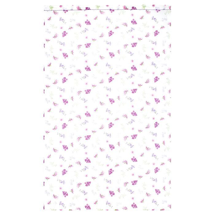 Sábana plana de algodón blanco PRETTY de 240x310 cm