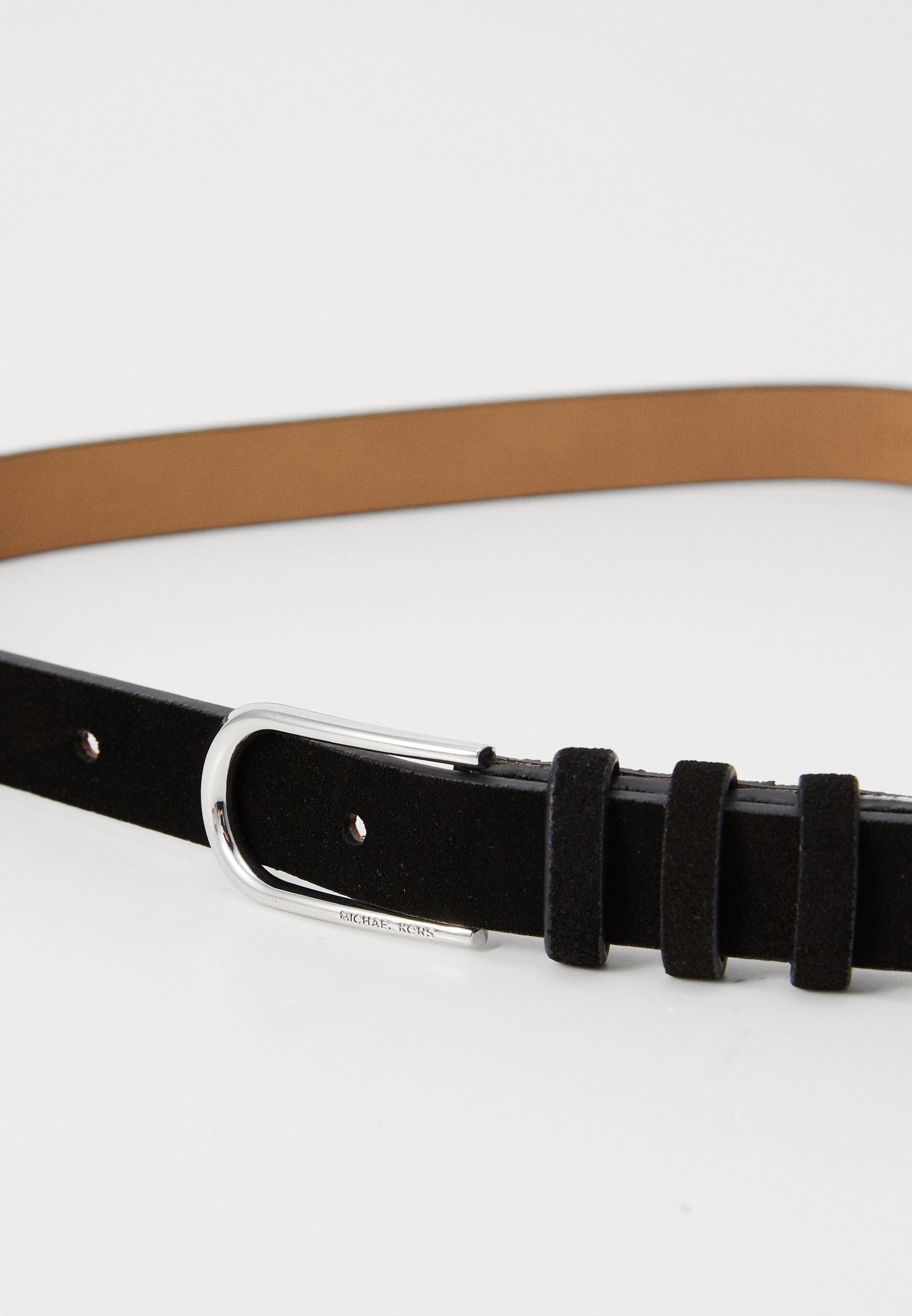 MICHAEL Michael Kors NIET-OMKEERBARE RIEM - Riem - zwart/zilverkleurig