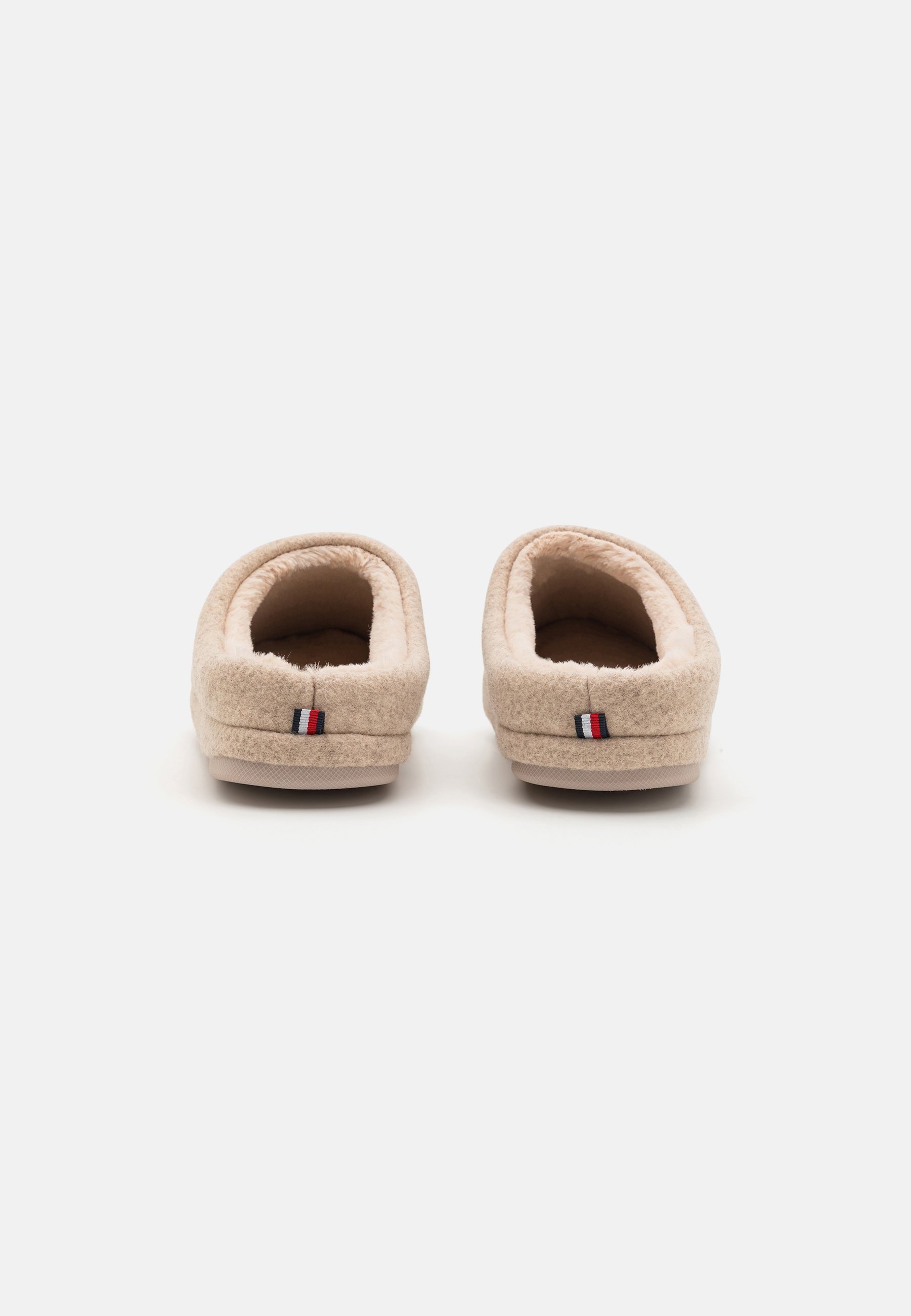 Tommy Hilfiger GEBORDUURDE BASICS - Muiltjes - beige gemêleerd