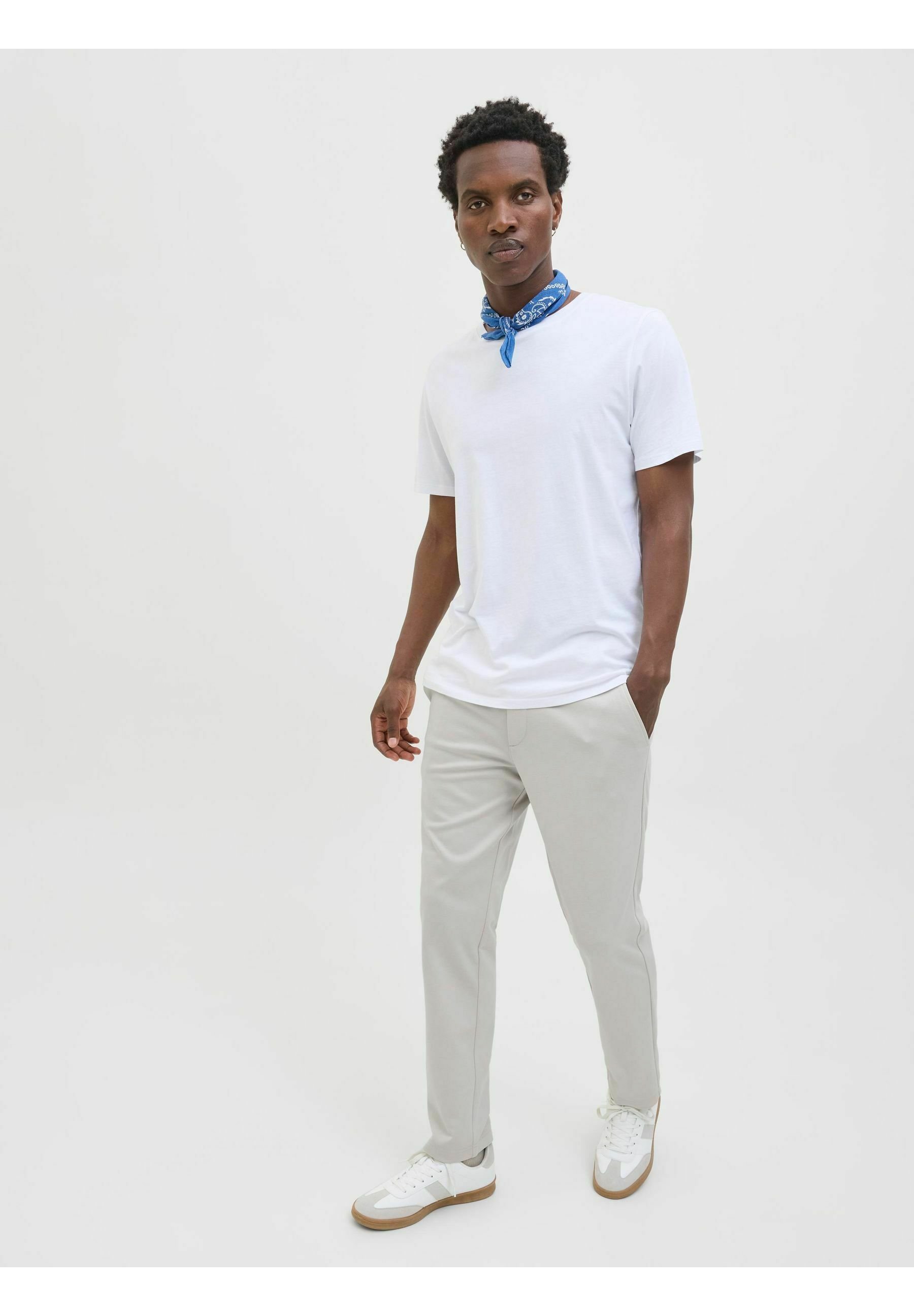 Jack & Jones MIT REGULAR FIT NORMAL GESCHNITTEN MIT  - Trousers - moonbeam