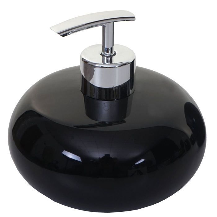 Set di 5 accessori da bagno in ceramica, neri 04_0004841