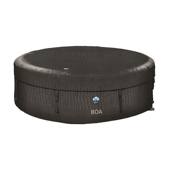 Spa hinchable - Netspa - Boa redondo negro - 5 plazas