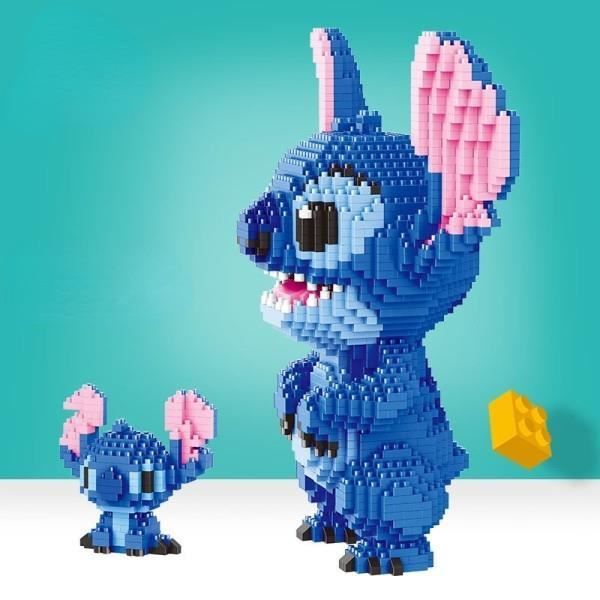 Disneys Stitch Blocs de construction miniatures DIY Modèle 3D de dessin animé mignon