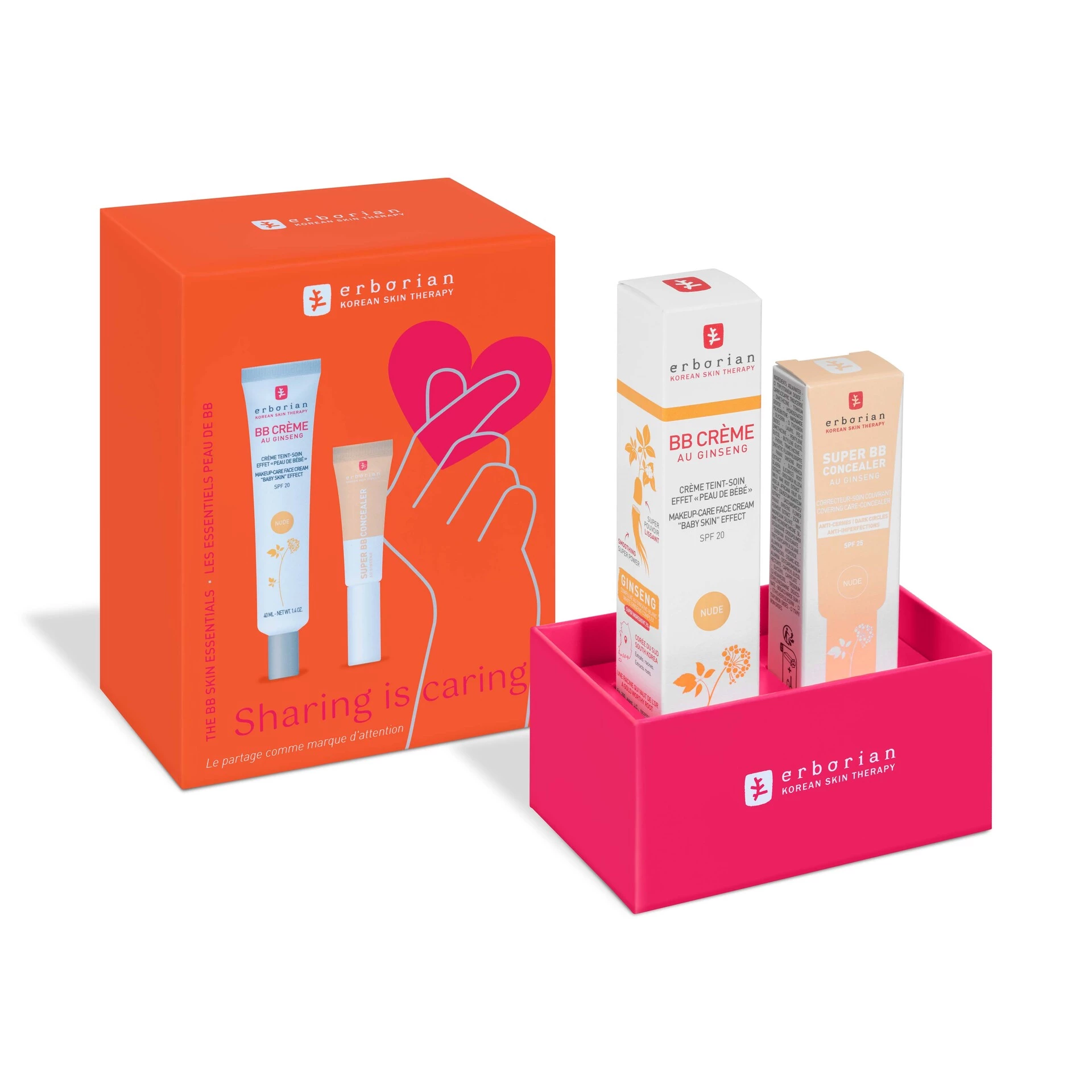 Kit Duo Best Seller pentru Sărbători - Cutie Cadou BB Nude - Erborian