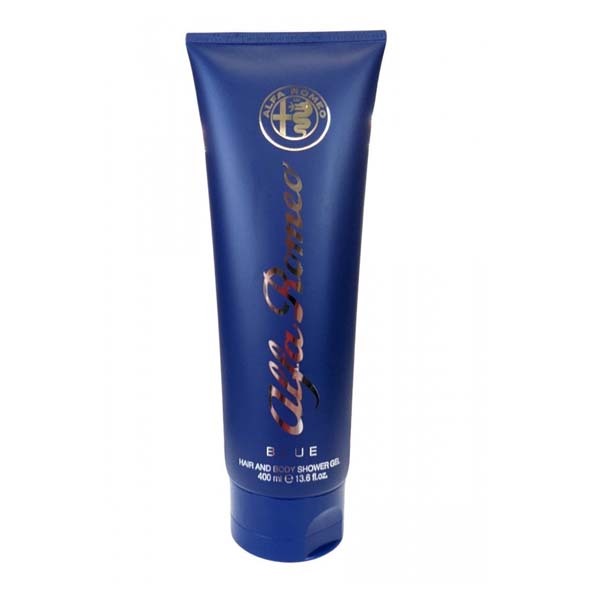 Alfa Romeo - Gel de ducha para cabello y cuerpo Alfa Romeo Azul 400 ml