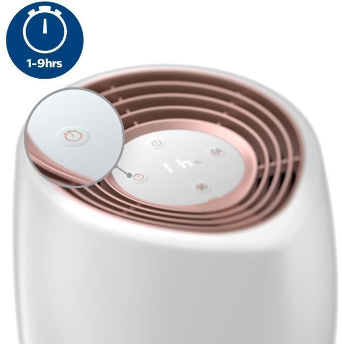 Umidificatore d'aria - PHILIPS - HU2716/10 - Serie 2000 - Silenzioso e connesso - Fino a 32 m² - Bianco