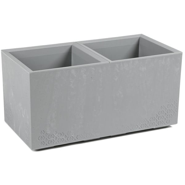 Donica Betonique 78x39x39 cm recykling szary beton  doniczka