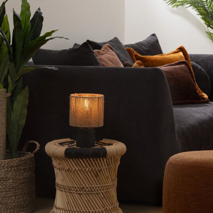 Lampe à poser Koby noir H24cm - Atmosphera Créateur d'intérieur