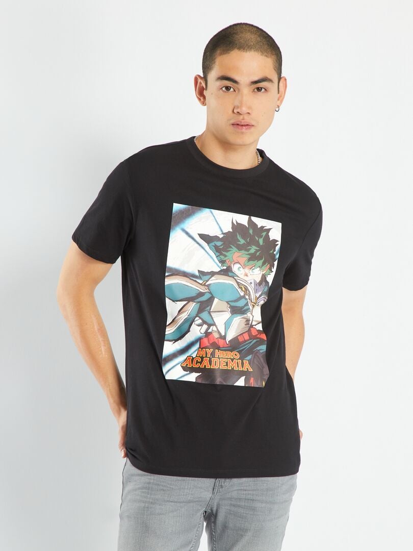Koszulka „My Hero Academia” – CZARNY