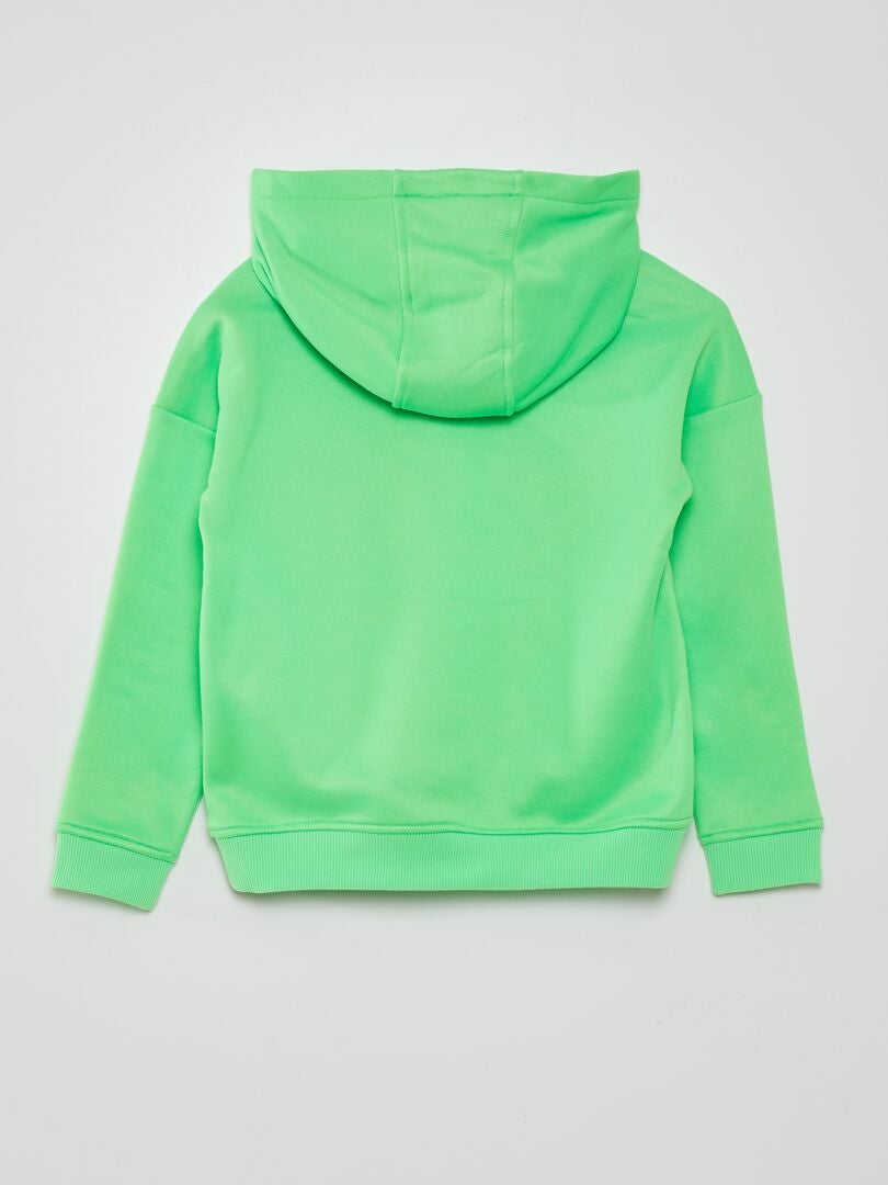 Fleece hoodie - GROEN
