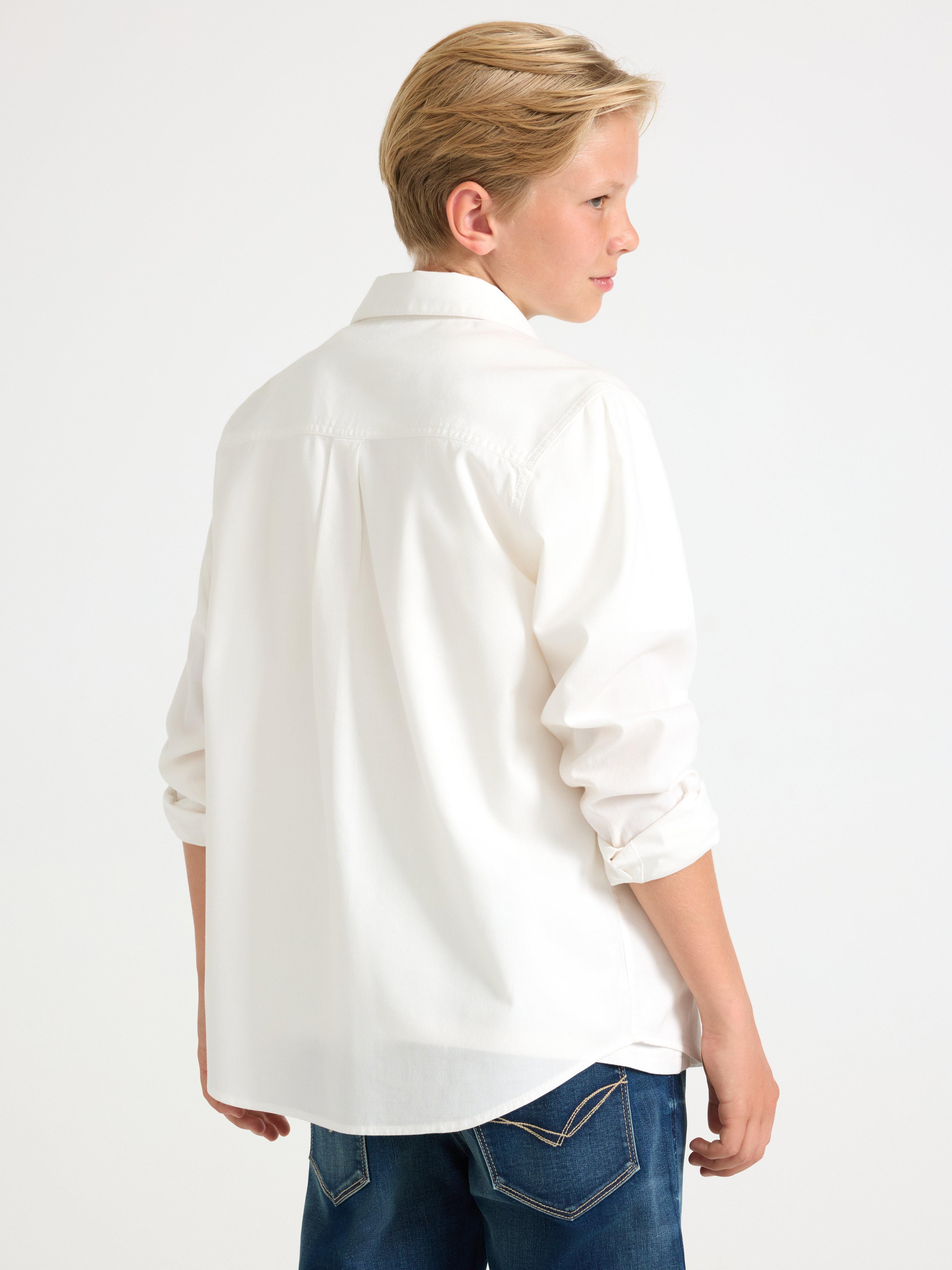 Camisa Oxford branca