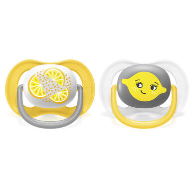 Chupete Philips Avent UltraAir Animal para niña de 6 a 18 meses (2 unidades)
