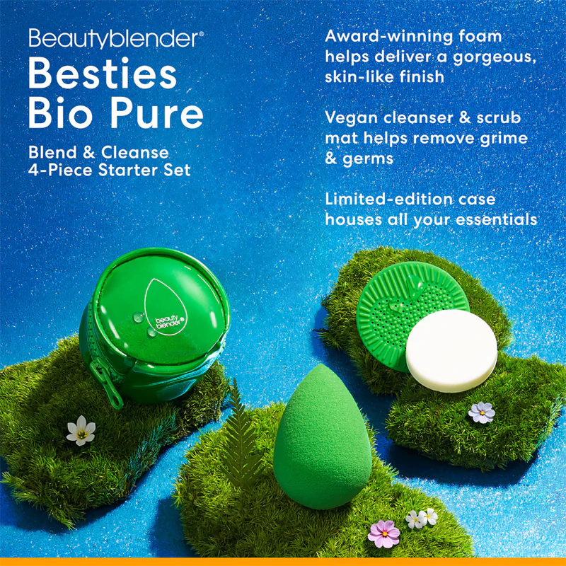 beautyblender® Besties Organic Pure Kit de Viagem para uma Pele Perfeita