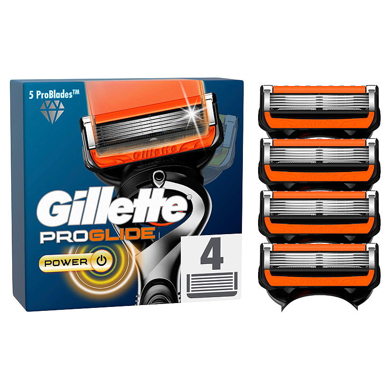 Lame Gillette Proglide Power confezione da 4