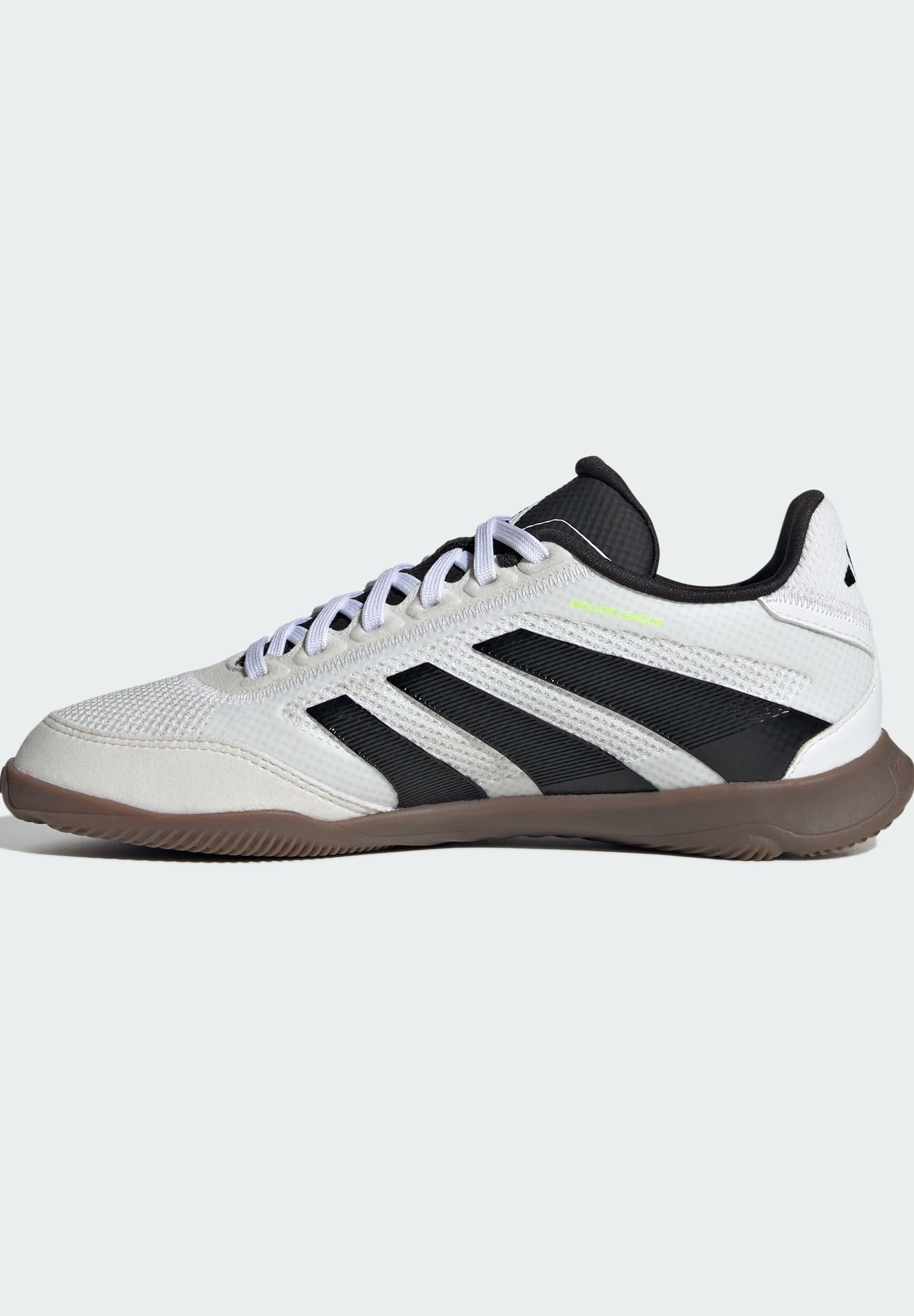 adidas Performance PREDATOR LEAGUE - Zaalvoetbalschoenen - wolk wit kern zwart helder citroen