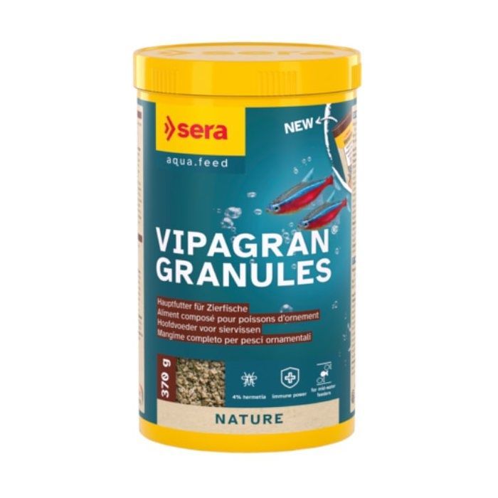 Gránulos para peces de agua fría - Sera Vipagran - 1000 ml