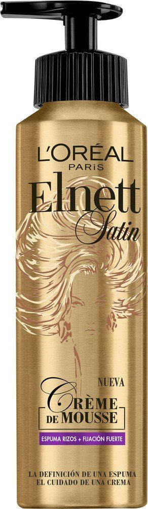 Elnett Crème de Mousse Curl Mousse Plaukų lakai ir fiksatoriai