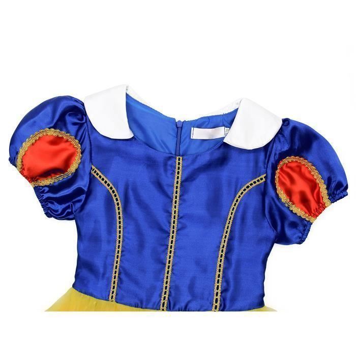 Déguisement - LE COIN COQUIN - Princesse Blanche Neige - Robe Douce - Cape Rouge - Noeud Papillon