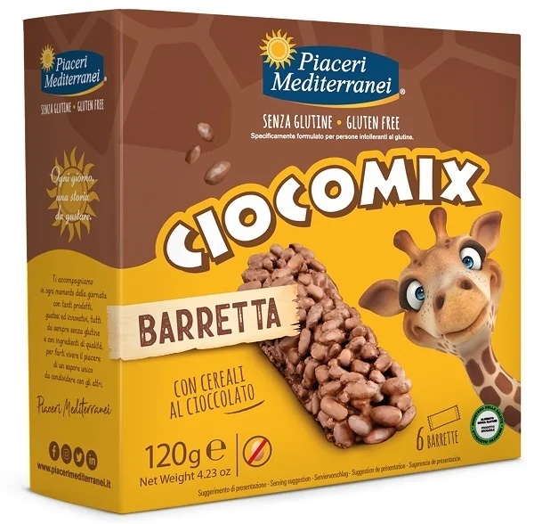 MEDITERRANEAN PLEASURES Piaceri Medit Ciocomix Bar 6 stuks Coeliakie