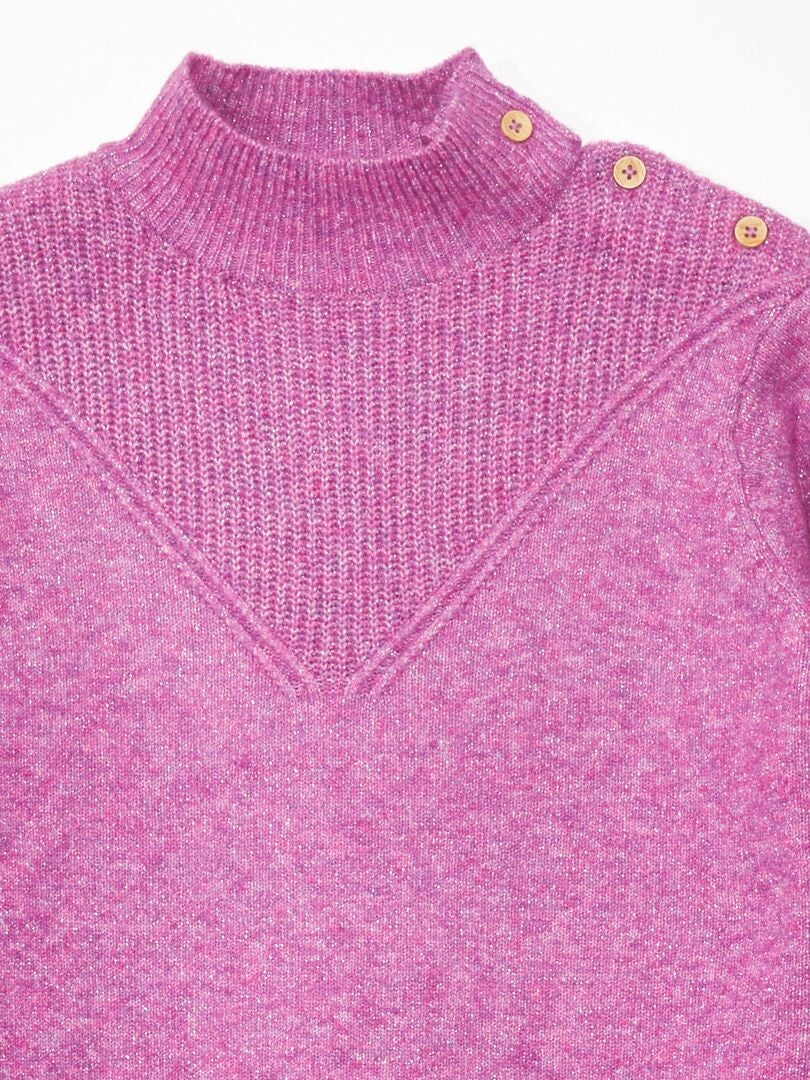 Gebreide coltrui - ROZE